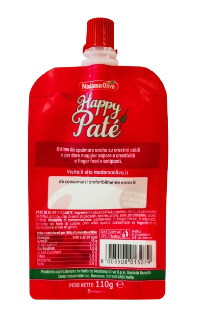 PATE' DI OLIVE PICCANTE