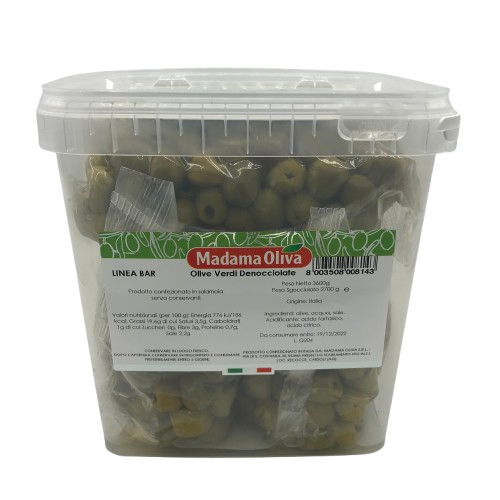 PITTED GREEN OLIVES
