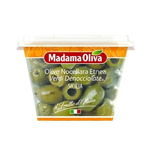 PITTED GREEN NOCELLARA ETNEA OLIVES