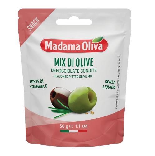 PITTED GREEN AND BLACK OLIVES