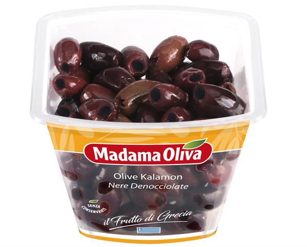 BLACK PITTED KALAMON OLIVES
